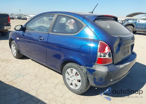 2008 Hyundai Accent Gs из США, поврежденный, VIN KMHCM36C28U092328
